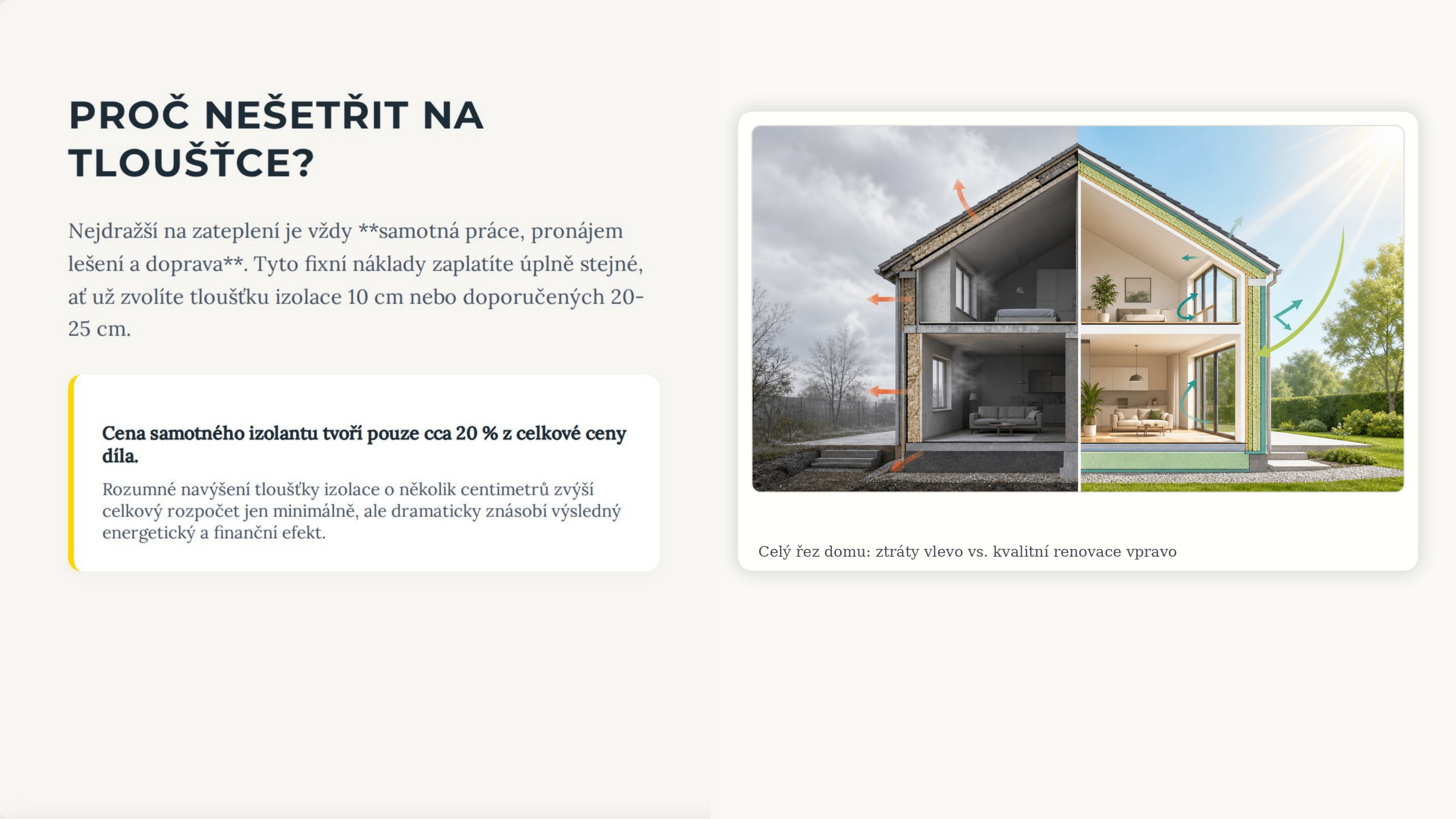 Strana 6 z prezentace o renovačním pasu s ukázkou efektivního přístupu